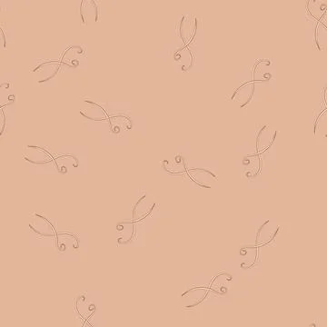 Seamless pattern Parasitic roundworm vector crossing on white background Illustration
