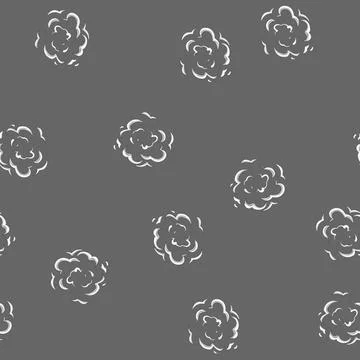 Seamless pattern particles dust burst cartoon vector Stock Illustration
