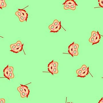 Seamless pattern party carnival mask cartoon vector Stockillustratie