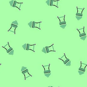 Seamless pattern party grill bbq cartoon vector 스톡 일러스트