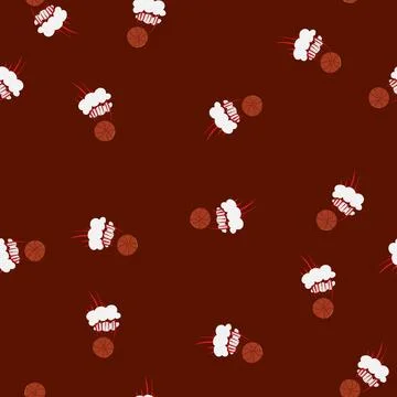 Seamless pattern pass speed basketball ball cartoon vector Stock Illustration