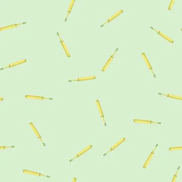 Seamless pattern paste tooth brush cartoon vector イラスト素材
