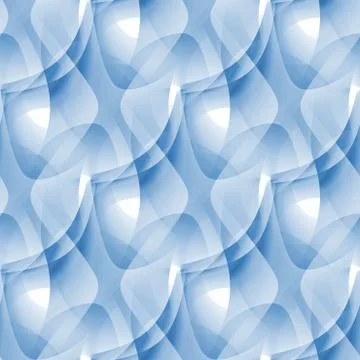 Seamless pattern pastel blue white overlaying Stock Illustration