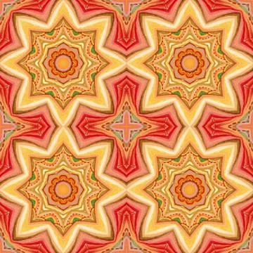 Seamless pattern, pastel paintings Stock Illustration