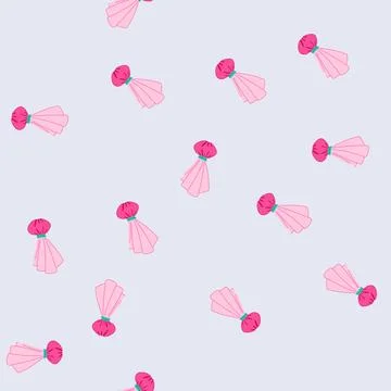 Seamless pattern pastry bag filled with frosting for cake decorating Stock Illustration
