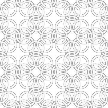 Seamless pattern - pattern like weaving chainmail Stockillustratie