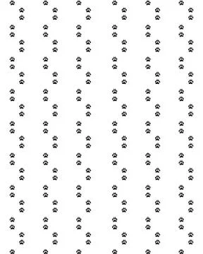 Seamless pattern of paw Stock Illustration