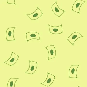 Seamless pattern payment cash cartoon vector Illustrazione stock