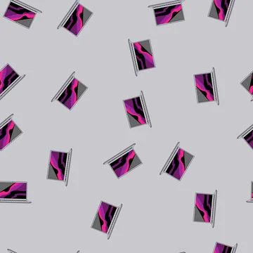 Seamless pattern pc laptop computer cartoon vector Stockillustratie