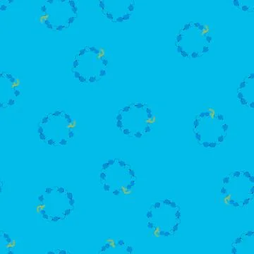 Seamless pattern pearl beads necklace cartoon vector Stock Illustration