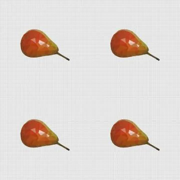 Seamless pattern with pears Stock Illustration