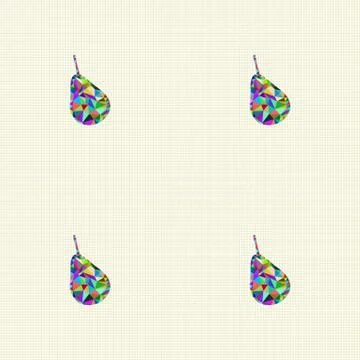 Seamless pattern with pears Stock Illustration