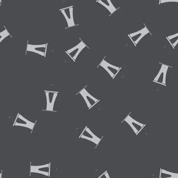Seamless pattern pedestal podium cartoon vector イラスト素材