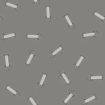 Seamless pattern pedestal podium cartoon vector 스톡 일러스트