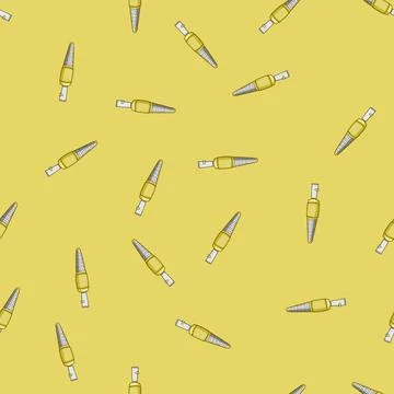 Seamless pattern peel citrus zester cartoon vector Stock Illustration