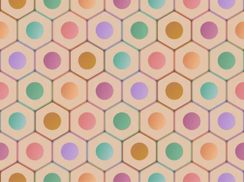 Seamless pattern with pencils in flat style Stock Illustration