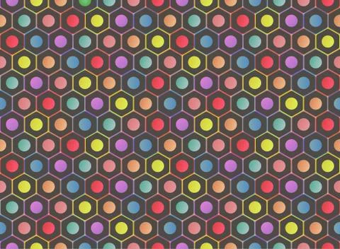 Seamless pattern with pencils in flat style Stock Illustration