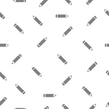 Seamless pattern pencils Stock Illustration