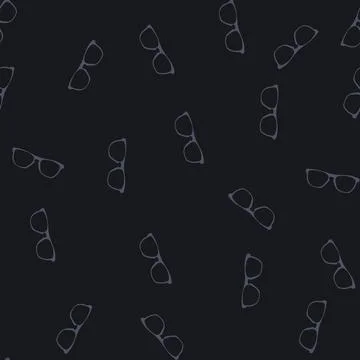 Seamless pattern people sunglasses men cartoon vector Stock Illustration