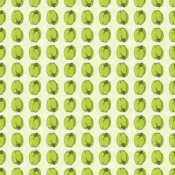 Seamless pattern with pepper. 스톡 일러스트