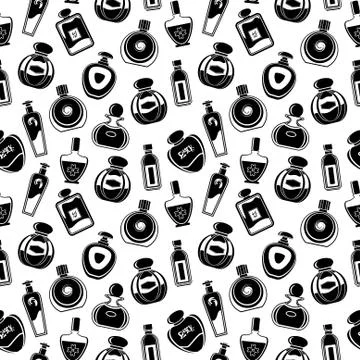 Seamless pattern  for perfumes Stock Illustration