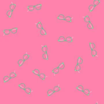 Seamless pattern person computer glasses cartoon vector イラスト素材