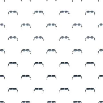 Seamless pattern with pet food and water bowls Stock Illustration