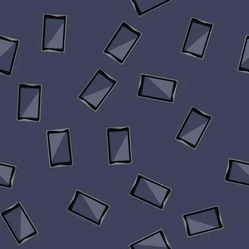 Seamless pattern phone crypto wallet cartoon vector Stock Illustration