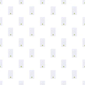 Seamless pattern with phone dial pad for communication Stock Illustration