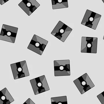 Seamless pattern phone smart weights cartoon vector Stock Illustration