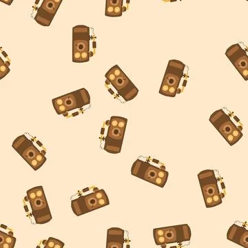 Seamless pattern phone telephone retro cartoon vector Stock Illustration