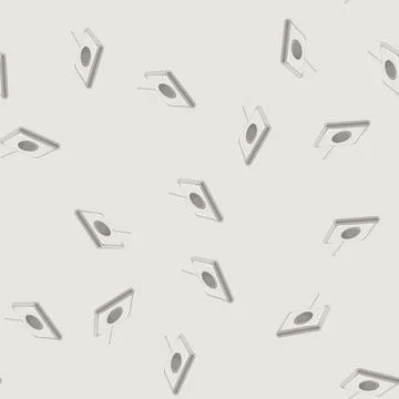 Seamless pattern phone wireless charger cartoon vector イラスト素材