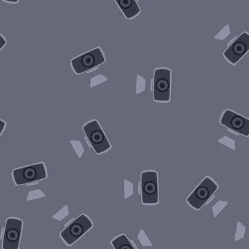 Seamless pattern photo web camera cartoon vector Stockillustratie