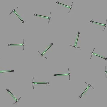 Seamless pattern pickax pickaxe cartoon vector Stock Illustration
