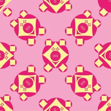 Seamless pattern with pigs Stock Illustration