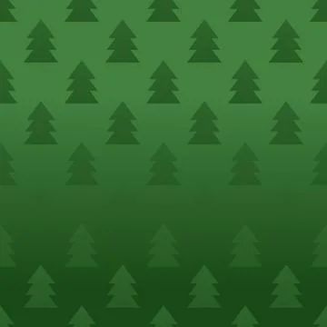Seamless pattern with pine trees vector illustration Stock Illustration