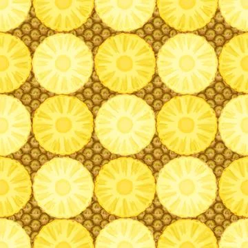 Seamless pattern with pineapple. Stock-Illustration
