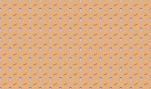 Seamless pattern of pink and gray soda cans on tan background 스톡 일러스트