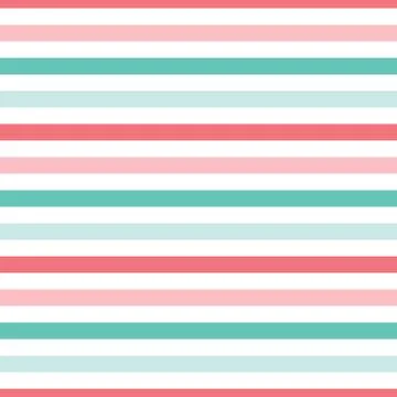 Seamless pattern with pink and green stripes Stock Illustration