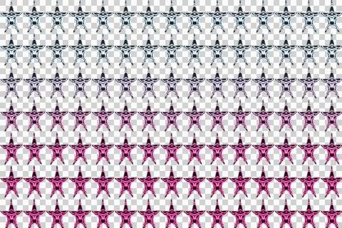 Seamless pattern of pink and purple floral swirls on white background Stock Illustration