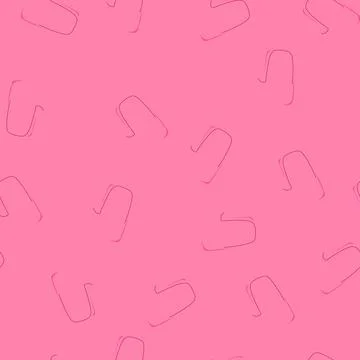 Seamless pattern pink blank thought bubble chat box with border Stock Illustration