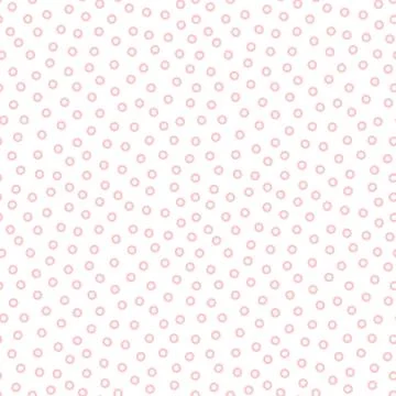 Seamless pattern with pink circles Stock Illustration