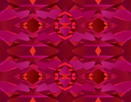 Seamless pattern with pink crystal texture Stock Illustration