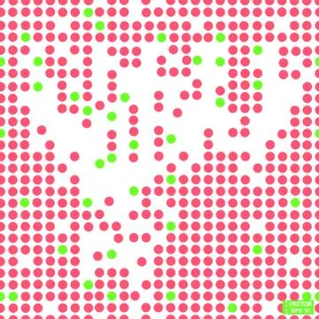Seamless pattern of pink dots. イラスト素材