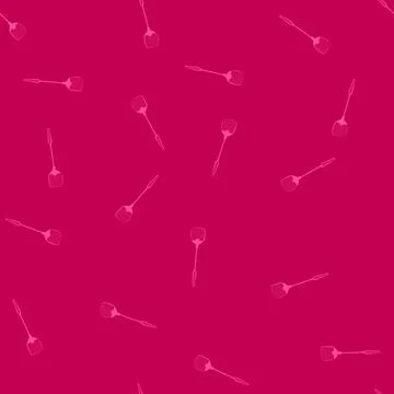 Seamless pattern pink fly swatter tool for insect pest control Stock Illustration