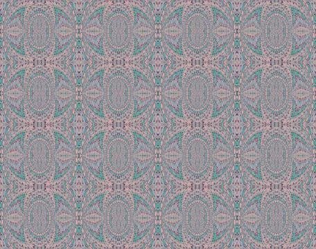 Seamless pattern pink gray turquoise Stock Illustration