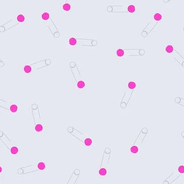 Seamless pattern pink head baby safety pin Stock Illustration