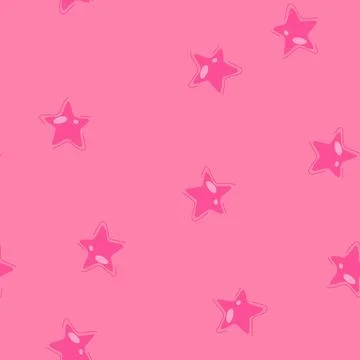Seamless pattern pink jelly cartoon vector Illustrazione stock