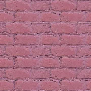Seamless pattern with pink old bricks Stock Photos