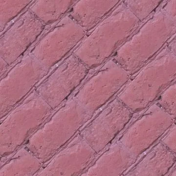 Seamless pattern with pink old bricks Stock Photos